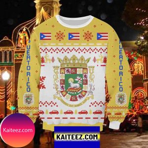 Puerto Rico 3d All Over Print Christmas Ugly Sweater