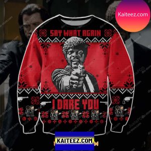Pulp Fiction Christmas Ugly Sweater