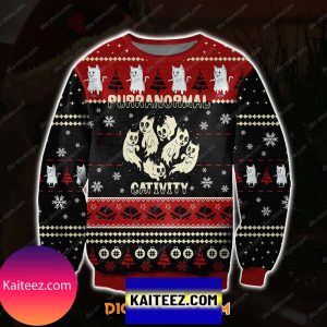 Purranormal Cativity 3d All Over Print Christmas Ugly Sweater