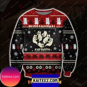 Purranormal Cativity 3d All Over Print Christmas Ugly Sweater