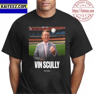 RIP Vin Scully 1927 2022 MLB and Dodgers Broadcasting Legend T-shirt