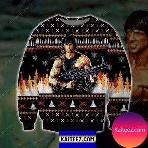 Rambo Christmas Ugly Sweater