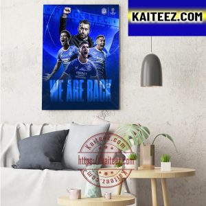 Rangers Football Club Are Back UCL UEFA Champions League ArtDecor Poster Canvas