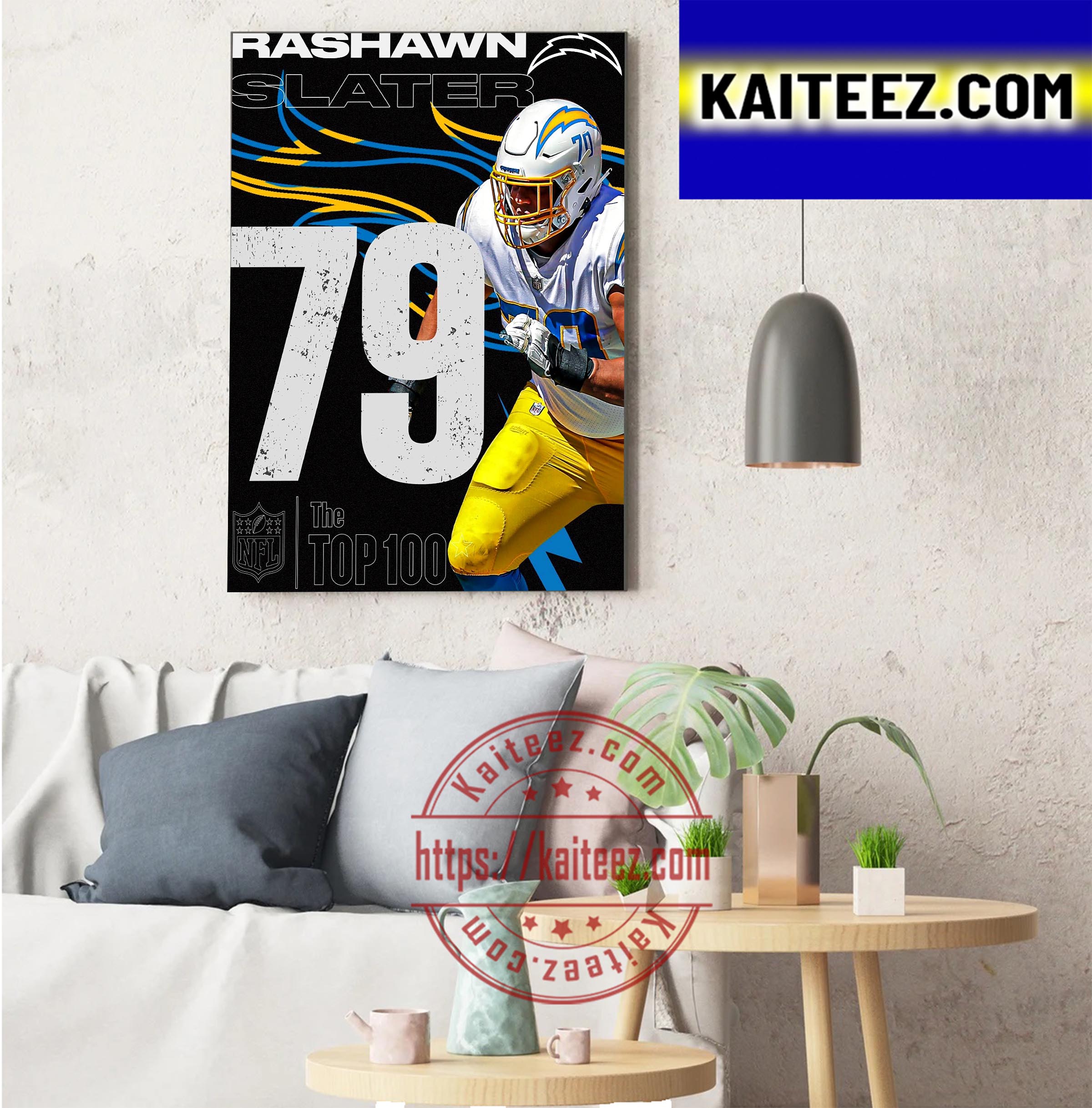 Rashawn Slater - Rashawn Slater Chargers - Posters and Art Prints