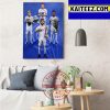 Real Madrid Champions Of Europe Art Decor Poster Canvas