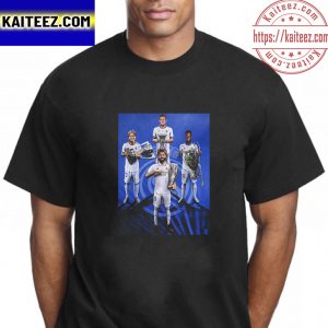 Real Madrid Champions UEFA Super Cup And Fourth Trophy Of 2022 Vintage T-Shirt