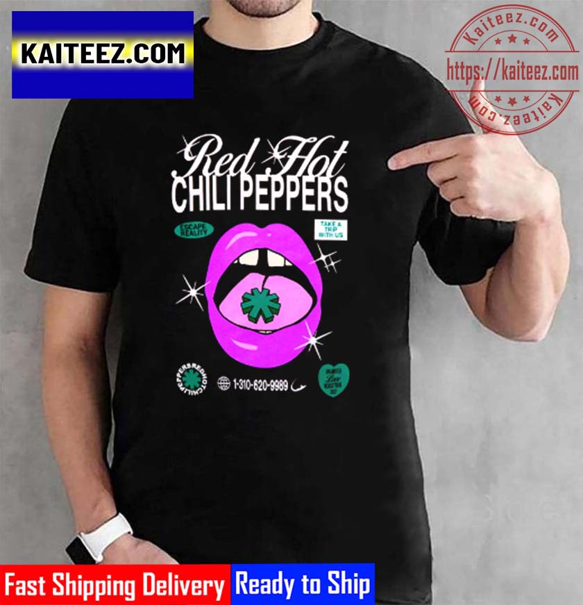 Red Hot Chili Peppers Shirt, Red Hot Chili Peppers Tour 1991 Retro T-Shirt,  RHCP Tour 2023 Shirt ⋆ Vuccie