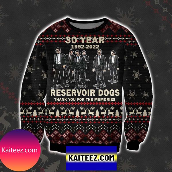 Reservoir Dogs Xmas 30 Years Anniversary Christmas Ugly Sweater