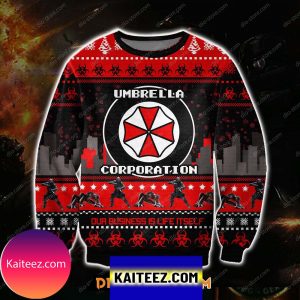 STARS Racoon City Police Resident Evil 3D Ugly Christmas Sweater