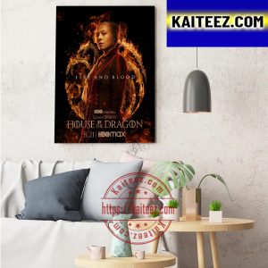 Rhaenyra Targaryen House Of The Dragon ArtDecor Poster Canvas