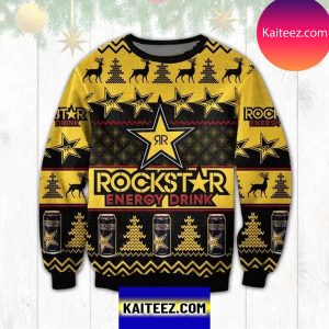 Rockstar Energy Drink 3D Christmas Ugly Sweater