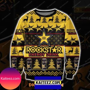 Rockstar Energy Drink 3d All Over Print  Christmas Ugly Sweater