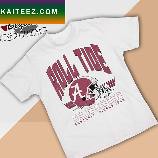 Roll Tide Alabama football since 1892 A helmet vintage T-shirt - Kaiteez