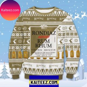 Rondiaz Rum 3D Christmas Ugly Sweater