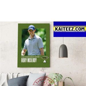 Rory McIlroy Is Tour Championship Winner ArtDecor Poster Canvas