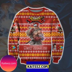 Ryu Street Fighter Christmas Ugly Sweater