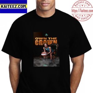 Sabrina Ionescu Queen Of Clutch In New York Liberty Vintage T-Shirt