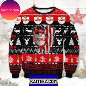 Sagres Beer 3D Christmas Ugly Sweater