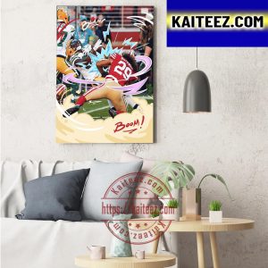 San Francisco 49ers BOOM Goes The Dynamite Art Decor Poster Canvas