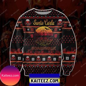 Santa Carla Boardwalk 3d Print Christmas Ugly Sweater