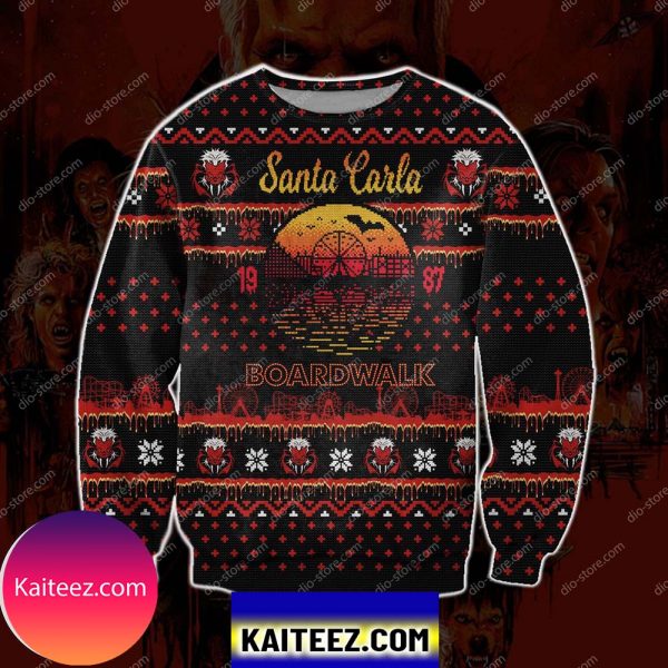 Santa Carla Boardwalk 3d Print Christmas Ugly Sweater