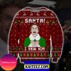 Santa Dabbing Knitting Pattern 3d Print Christmas Ugly Sweater