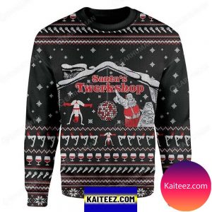Santa’s Twerkshop Christmas Ugly Sweater