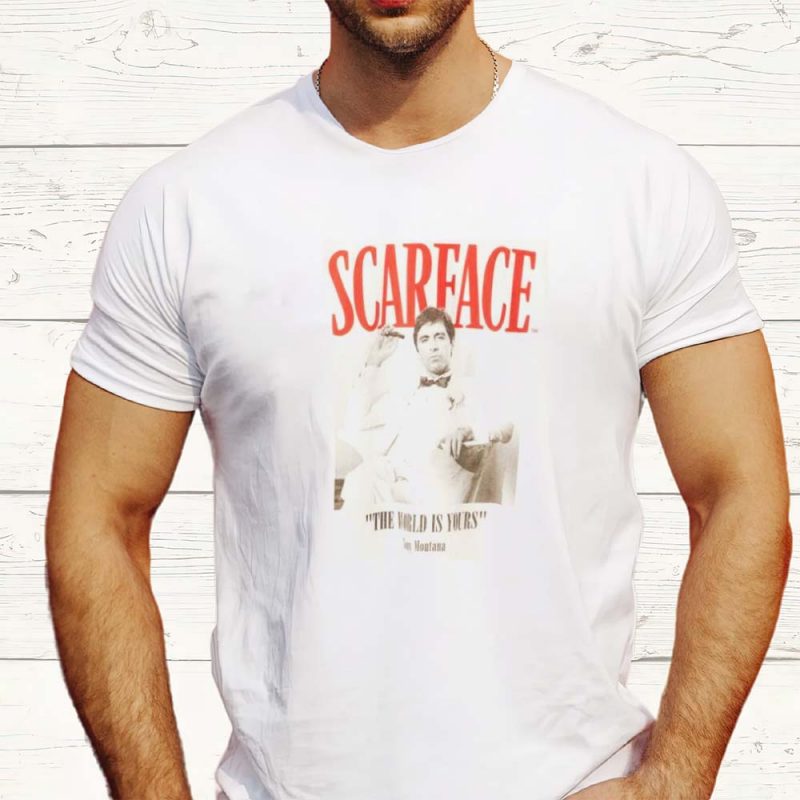 Scarface The World Is Yours T-shirt - Kaiteez