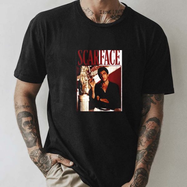 Scarface Tony Montana Rags To Riches Gift T-Shirt