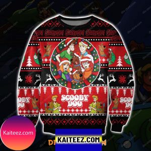 Scooby-doo 3d Print Knitting Pattern Christmas Ugly Sweater