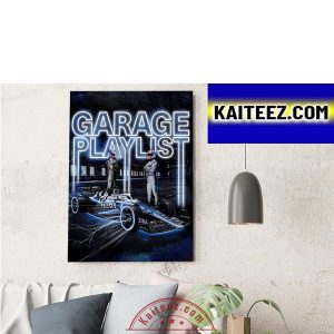 Scuderia AlphaTauri Garage Playlist ArtDecor Poster Canvas
