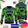 Seattle Seahawks Disney Donald Duck Mickey Mouse Goofy Personalized Christmas Ugly Sweater