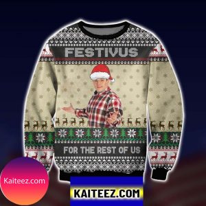 Seinfield George Castanza Festivus For The Rest Of Us Christmas Ugly Sweater