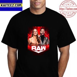 Seth Rollins vs Matthew Riddle On WWE Raw Vintage T-Shirt