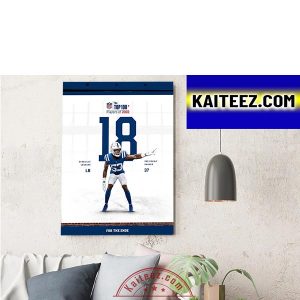 Shaquille Leonard Indianapolis Colts In The NFL Top 100 ArtDecor Poster Canvas