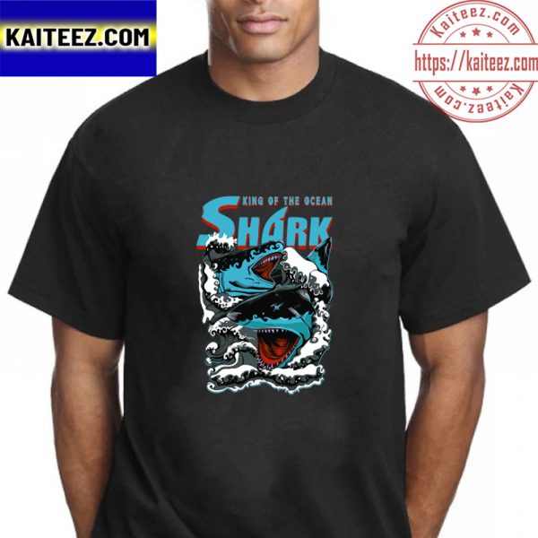 Shark King Of The Ocean Vintage T-Shirt