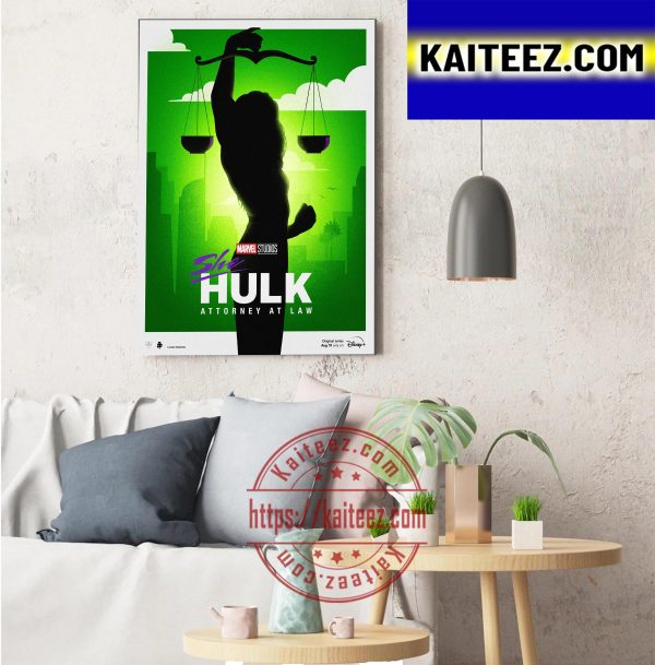 She Hulk Attorney At Law Original Series Poster Art Decor Poster Canvas
