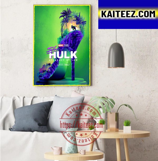 She Hulk Attorney at Law An Original Series From Marvel Studios Decorations Poster Canvas