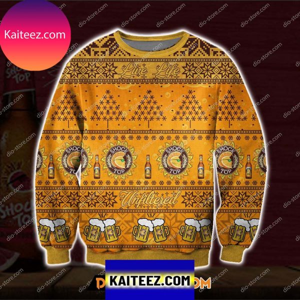 Shock Top Beer Knitting Pattern Christmas Ugly Sweater