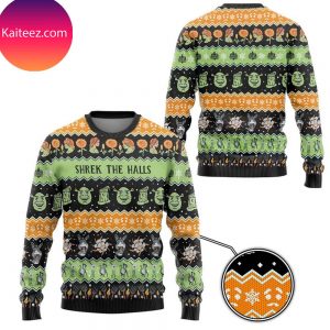 Shrek The Halls Christmas Ugly Sweater