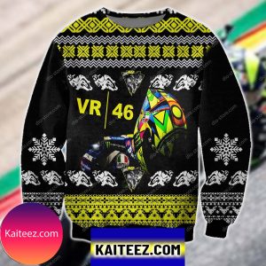 Sky Racing Vr46 3d Print Christmas Ugly Sweater