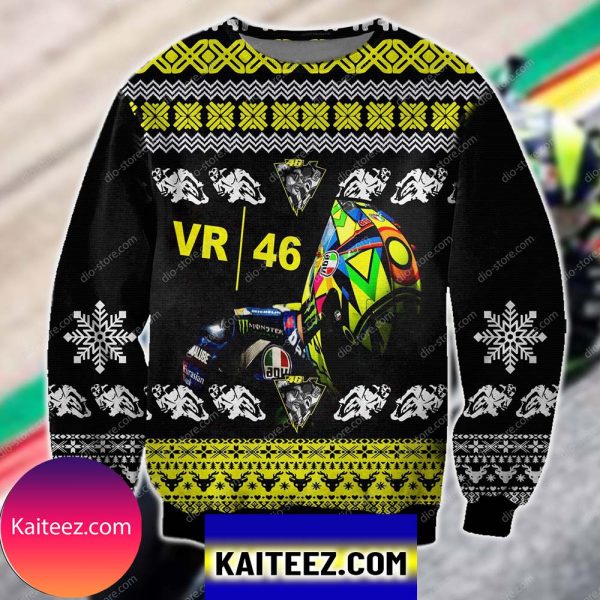 Sky Racing Vr46 3d Print Christmas Ugly Sweater