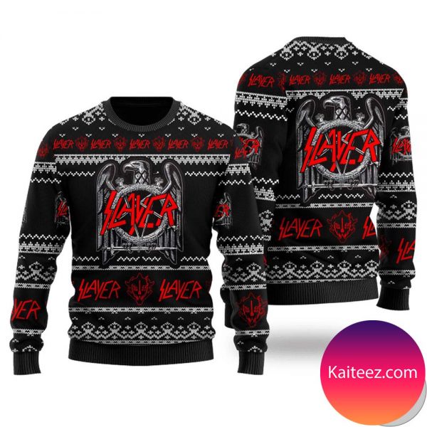 Slayer Christmas Ugly Sweater Kaiteez