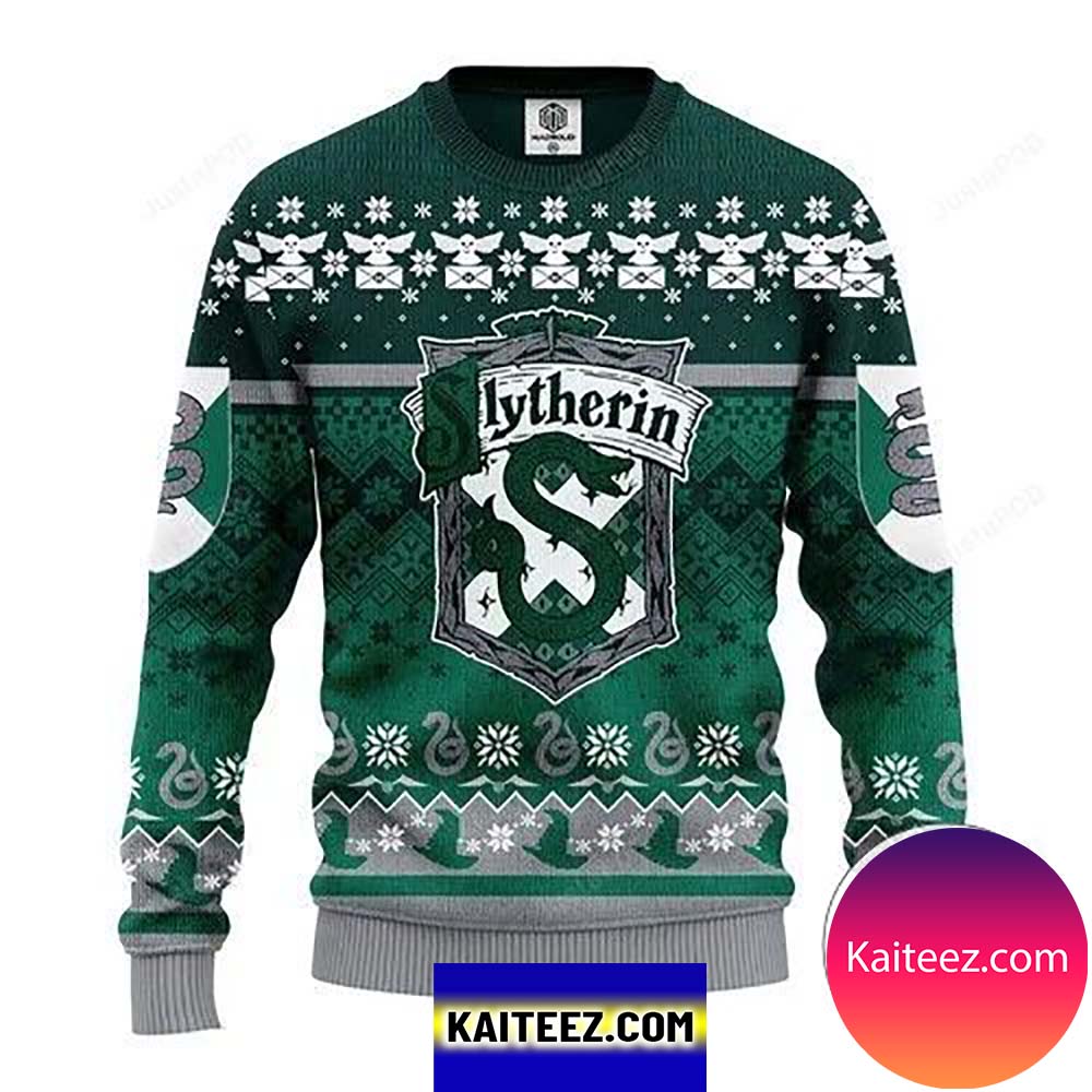 Kader canvas Kolonel Slytherin Harry Potter Christmas For Unisex Christmas Ugly Sweater - Kaiteez