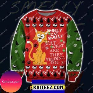 Smelly Cat- Phoebe From Friends Movie 3d All Over Print Christmas Ugly Sweater