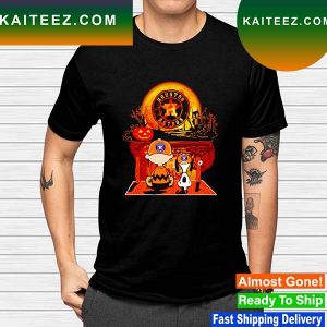 Snoopy and Charlie Brown Houston Astros Halloween T-shirt