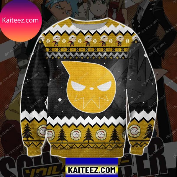 Soul Eater 3d All Over Printed Christmas Ugly Sweater