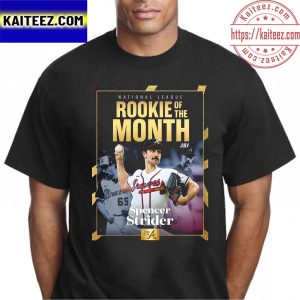 Spencer Strider National League Rookie of the Month Atlanta Braves T-shirt