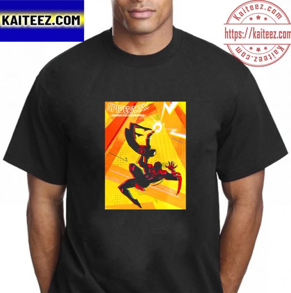 Spider Man Across The Spider Verse First Poster Fan Art Vintage T-Shirt