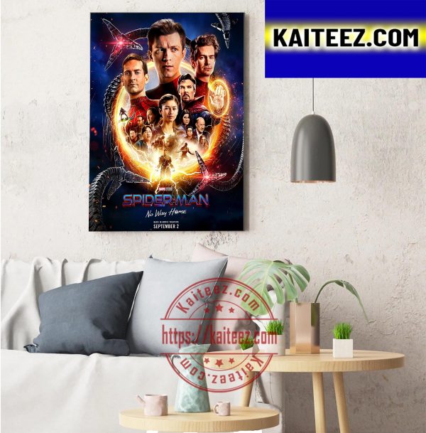 Spider Man No Way Home Marvel Studios Comeback ArtDecor Poster Canvas